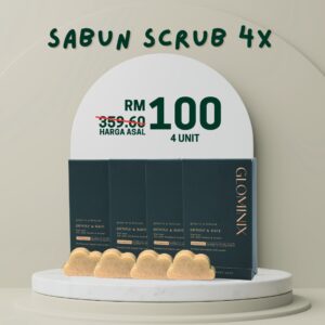 Sabun Scrub Glominix (4 Unit)